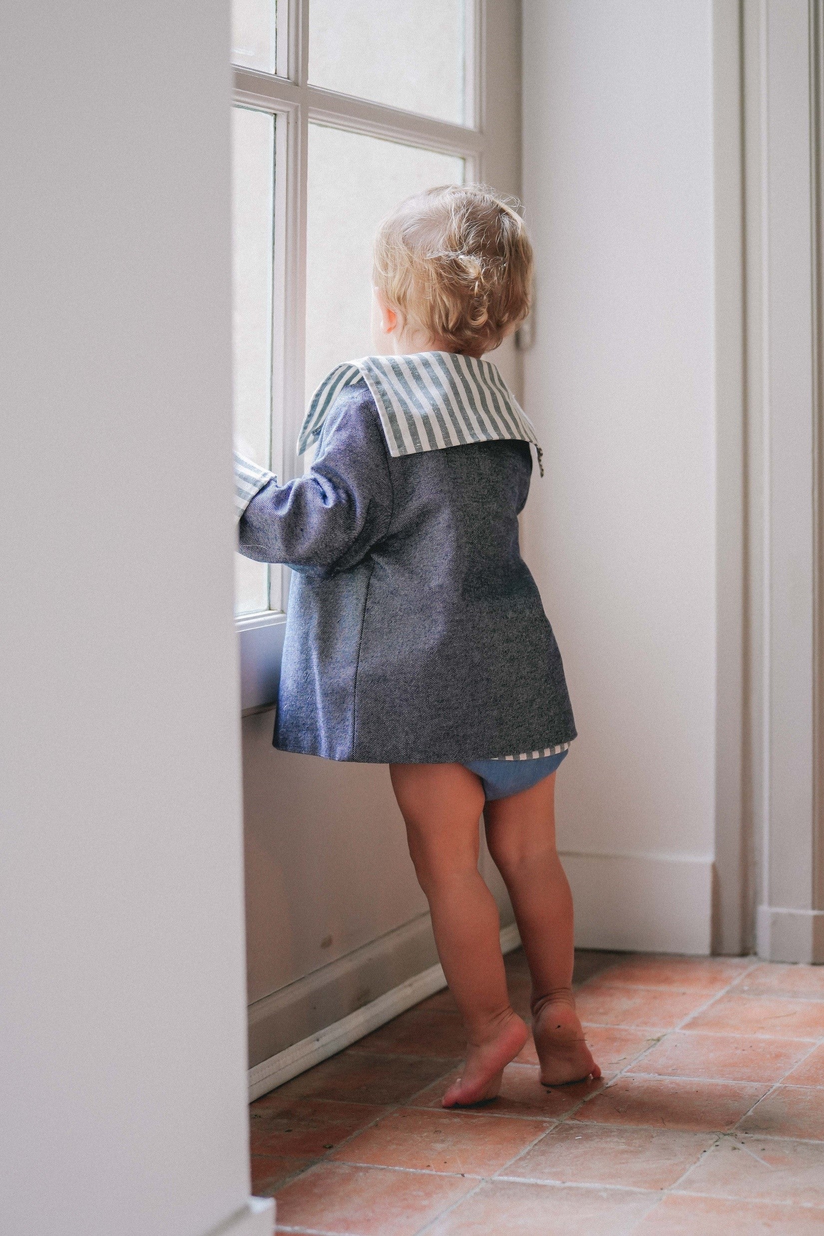 Chemise LORETTE - Rayures vertes