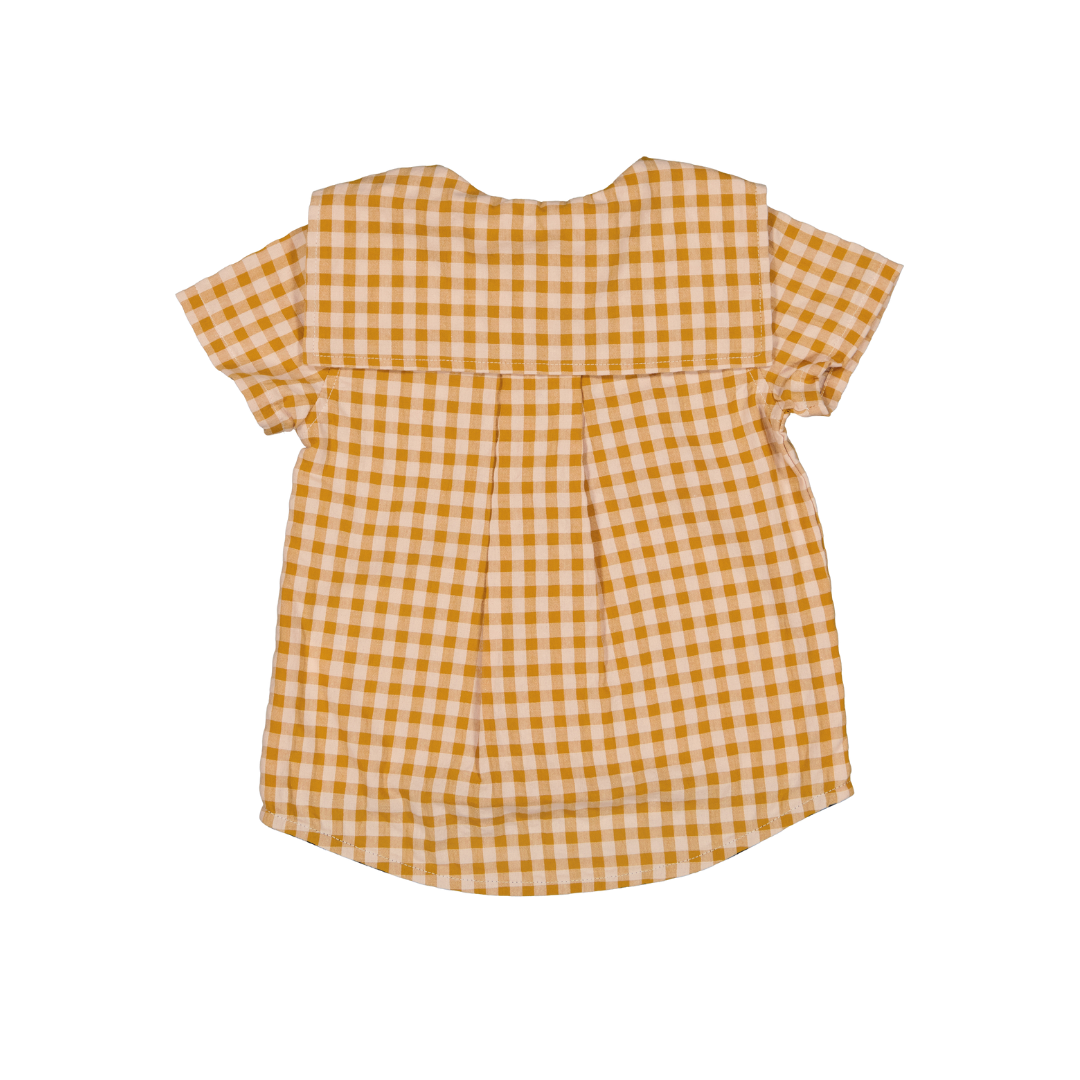 Chemise LORETTE - Vichy caramel