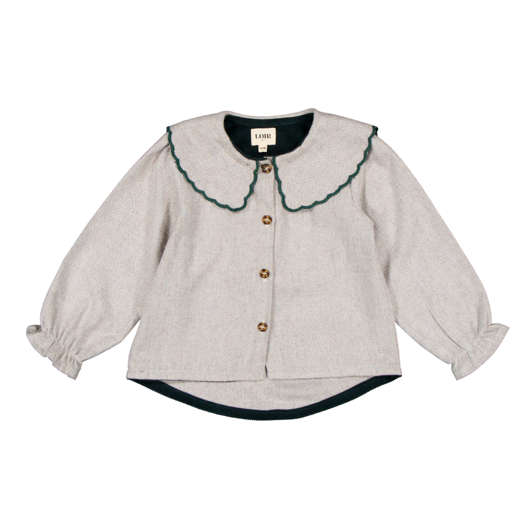 Chemise LORETTA  - Chevron Gris