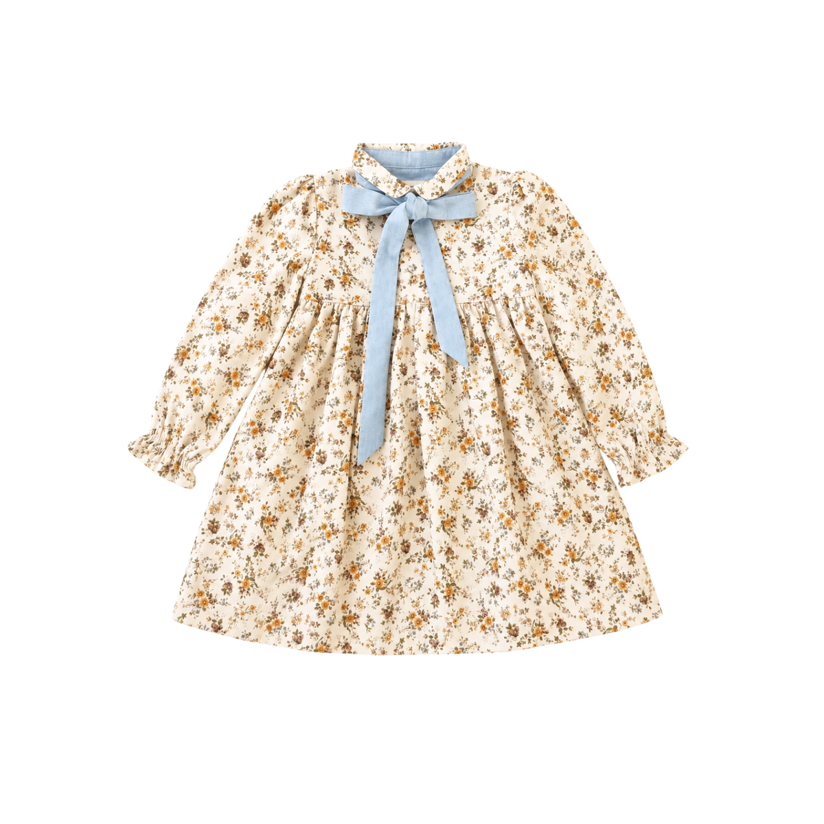 Robe Elise - Velours Fleuri