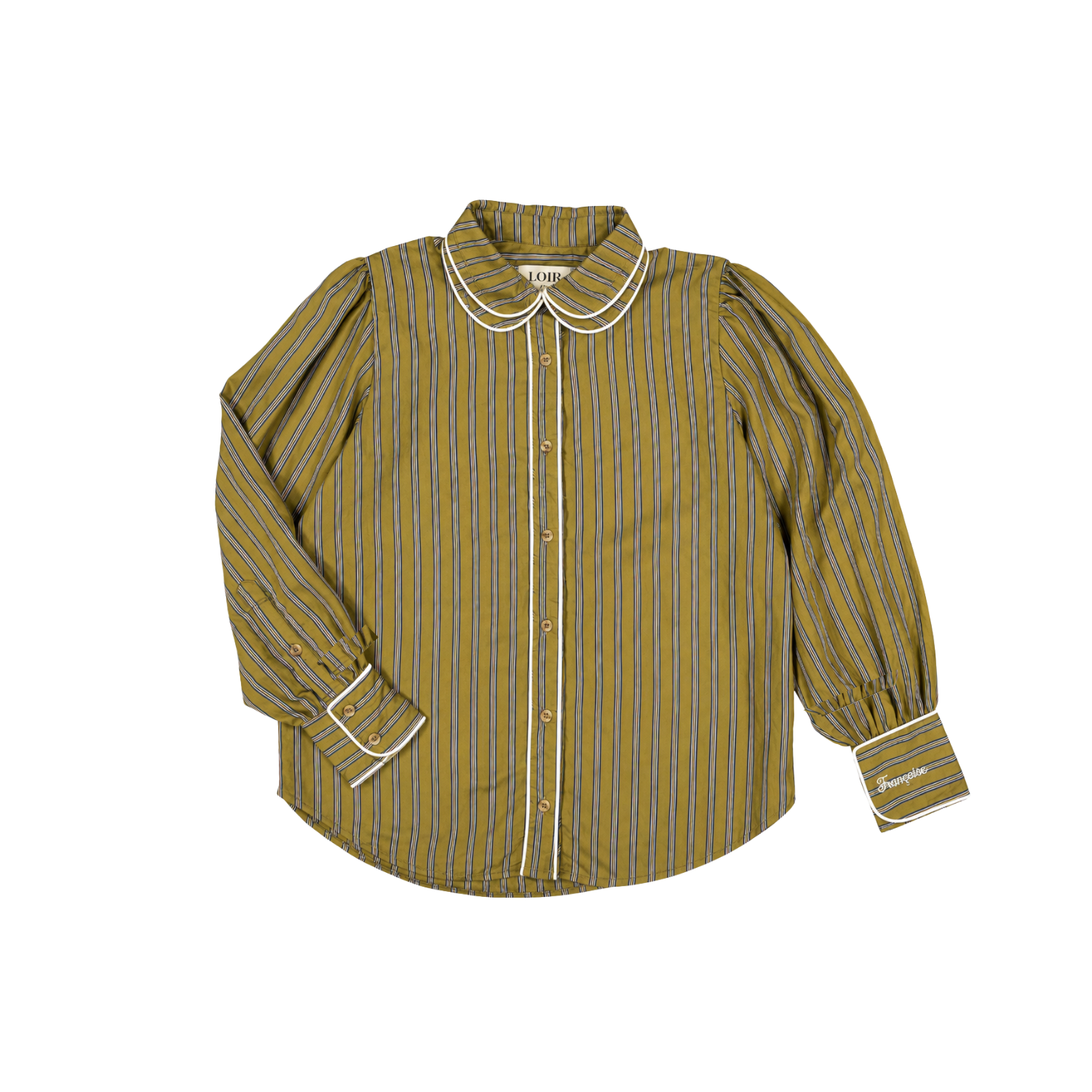 Chemise Louisa - Rayures Olive
