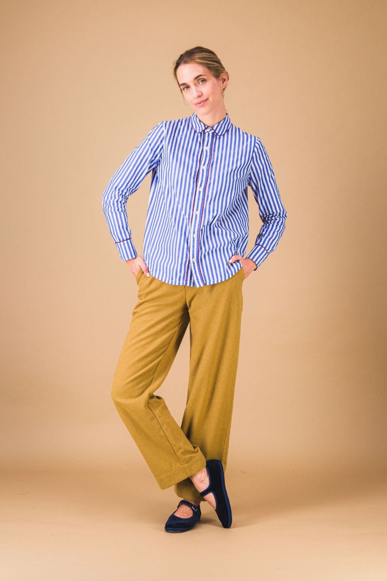Chemise ROSA - Rayures bleues