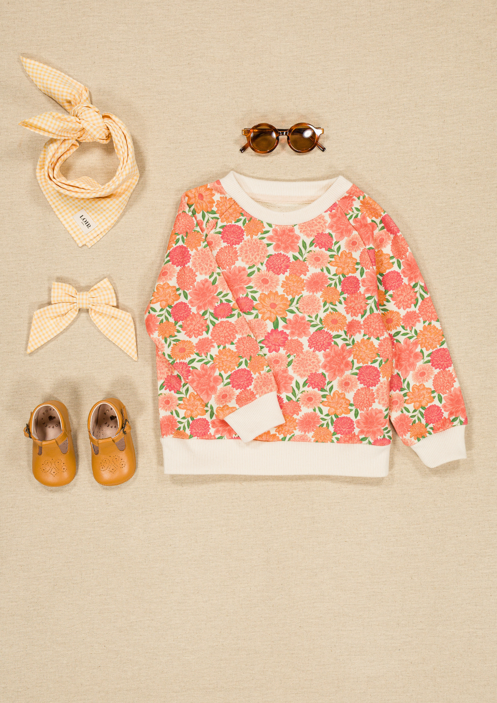 Sweat Pivoine - coton biologique