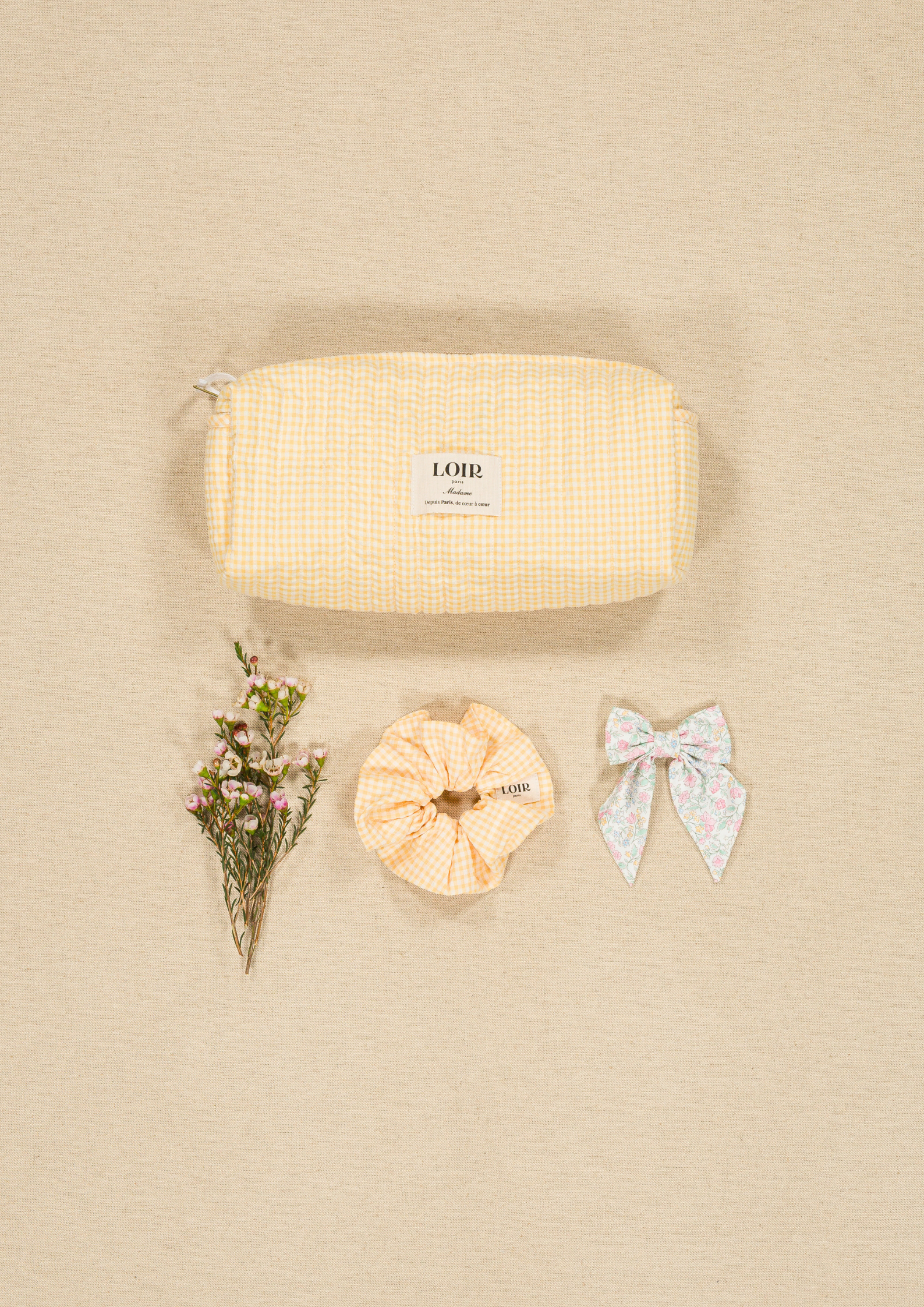 Chouchou Lou - Vichy jaune