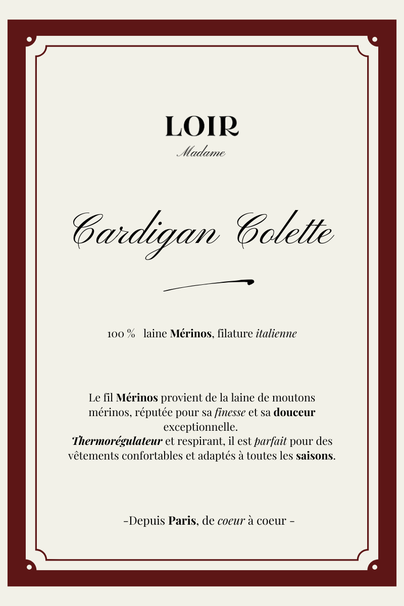 Cardigan COLETTE - Vert sapin