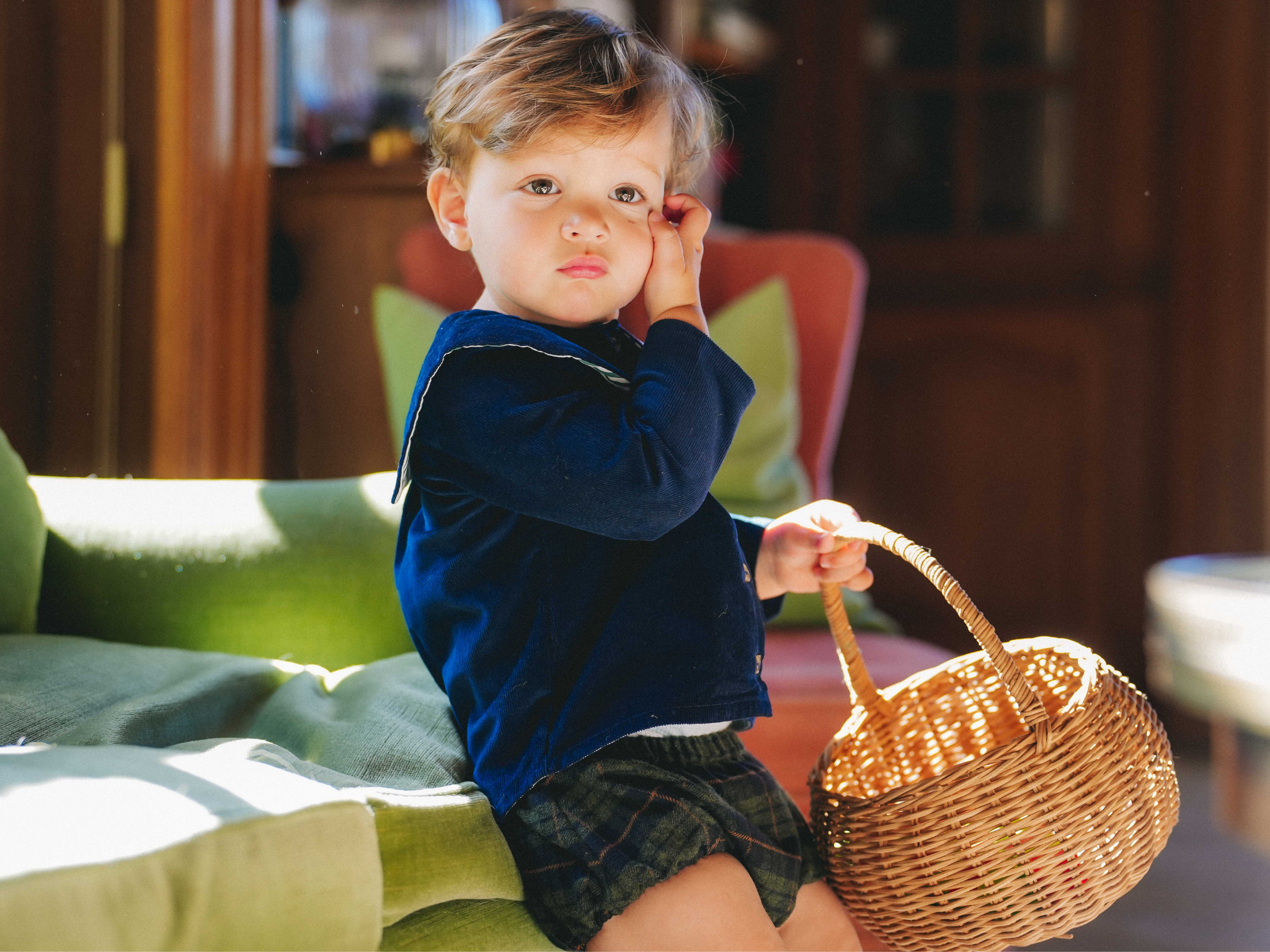 Bloomer ALICE - Tartan Bleu marine