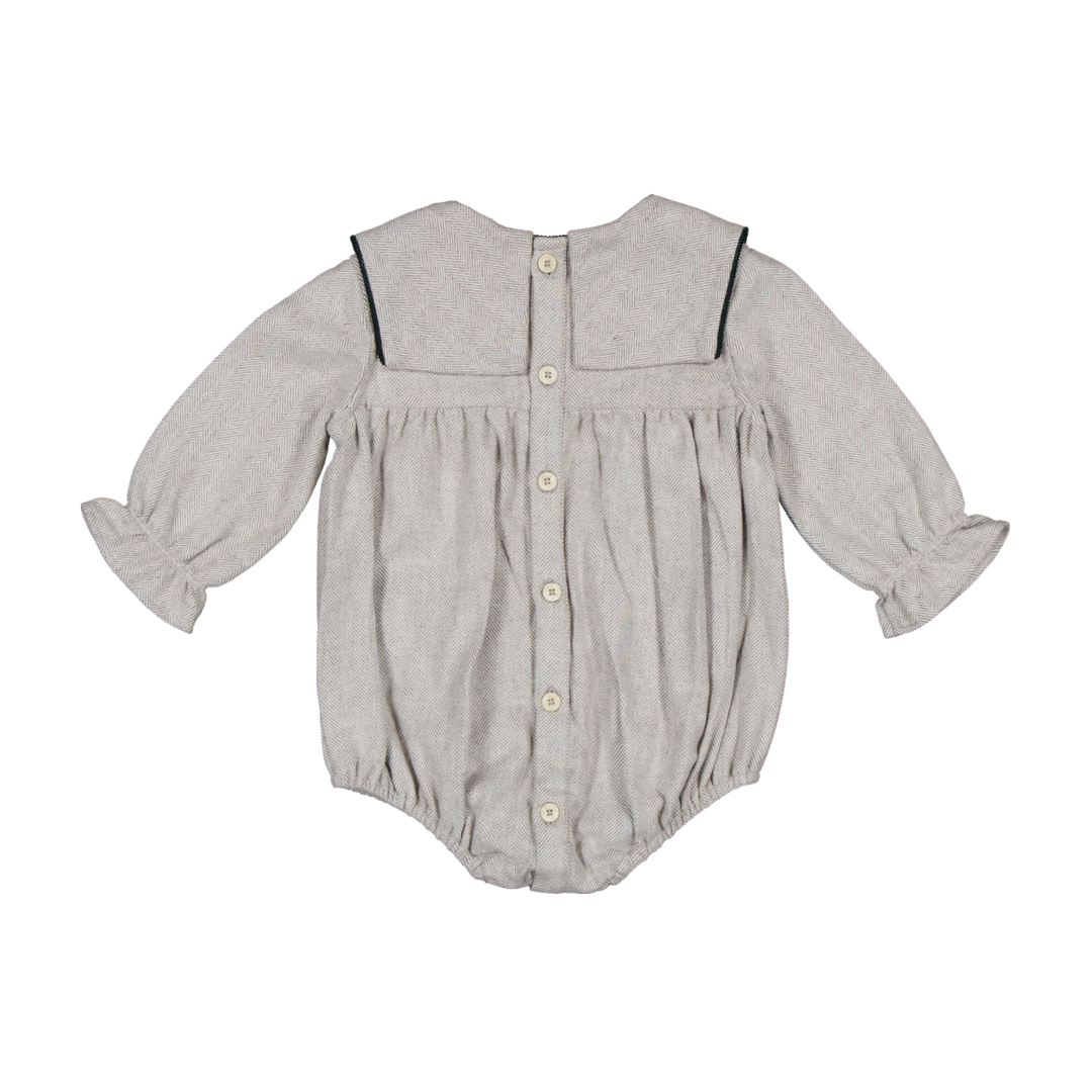 Barboteuse SISI  - Chevrons Gris