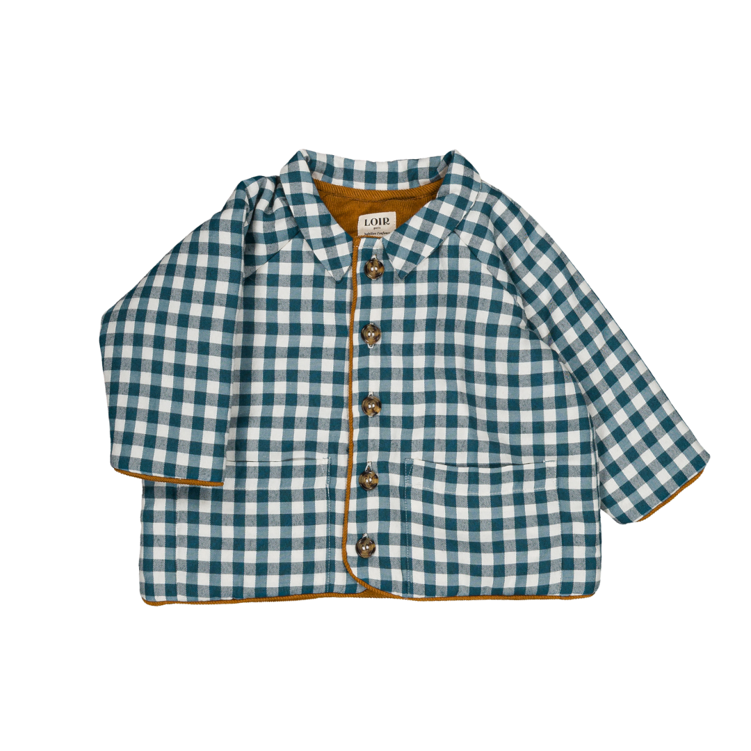 Veste YSÉE - Vichy Vert