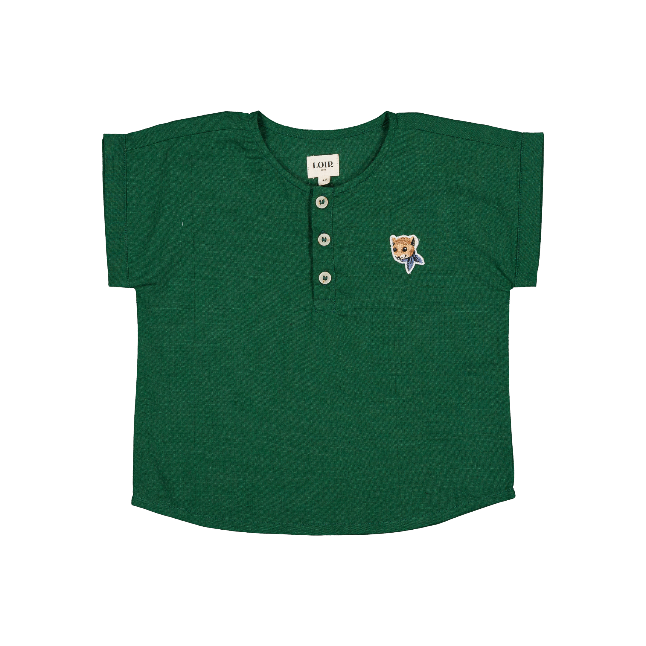 Blouse T - Lin vert eden