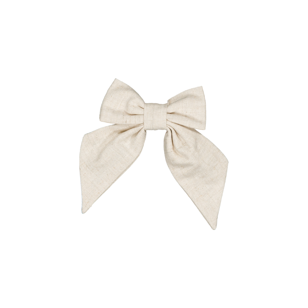 Barrette Carlotta - Lin écru