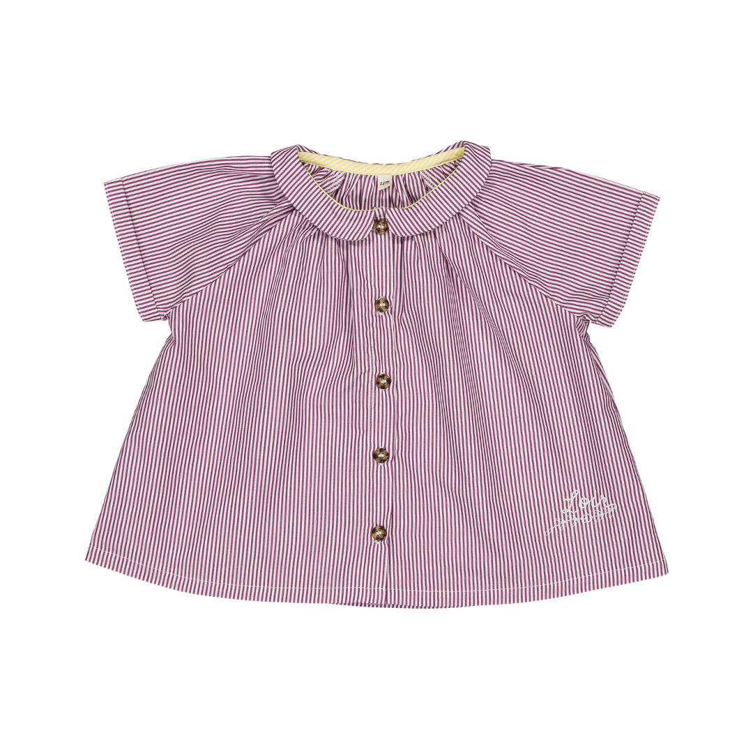 Chemise Cezanne - Rayures bordeaux