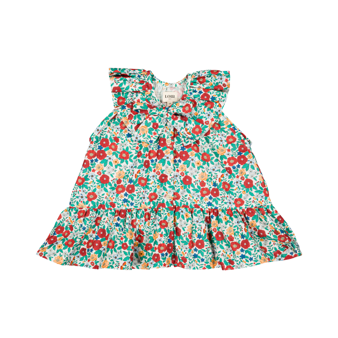 Chemise Hortense - Coquelicots