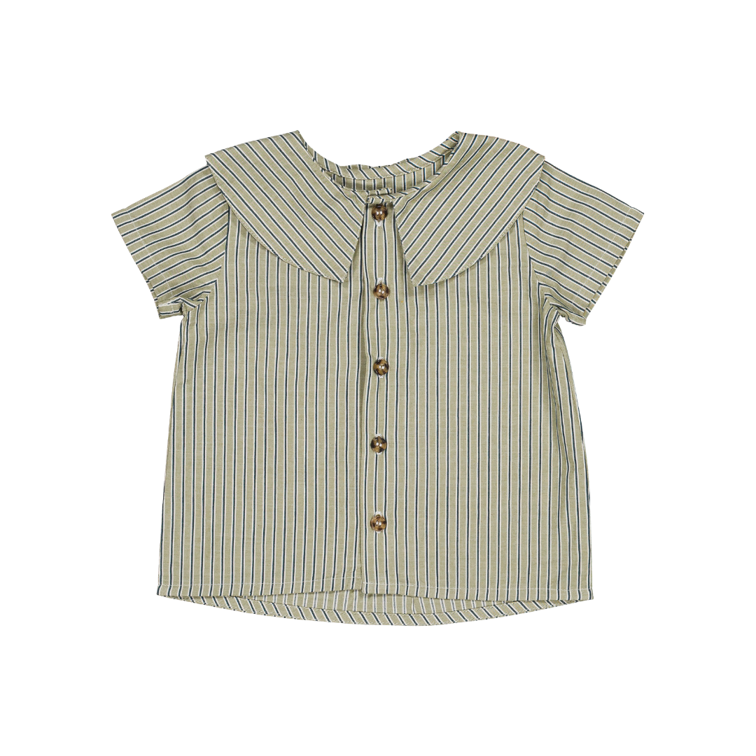 Chemise Lorette - Rayures menthe