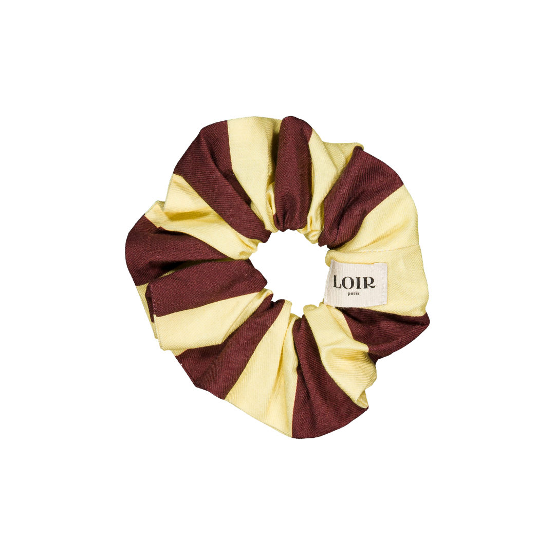 Chouchou Lou - Rayures jaunes & bordeaux