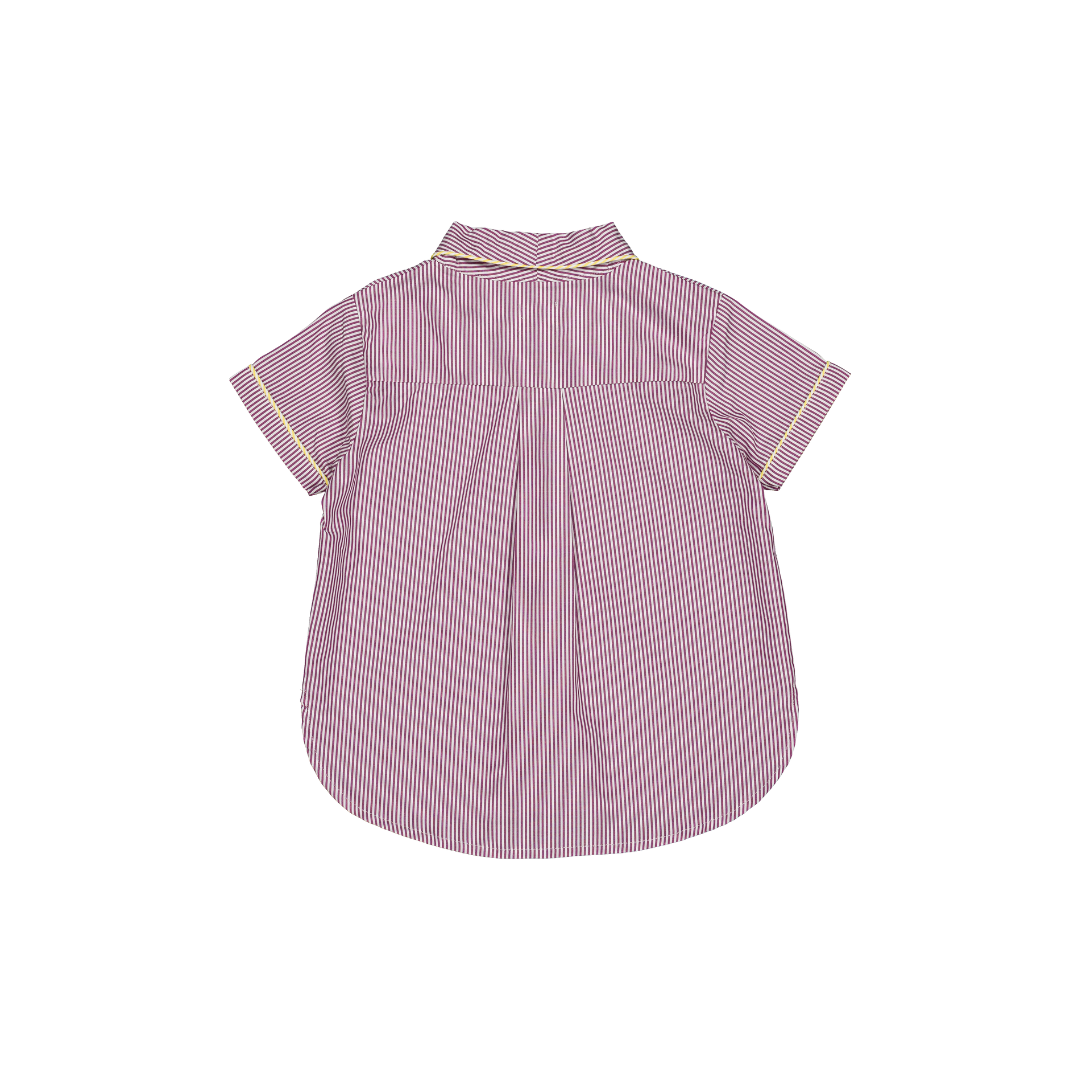 Chemise Paco - Rayures bordeaux