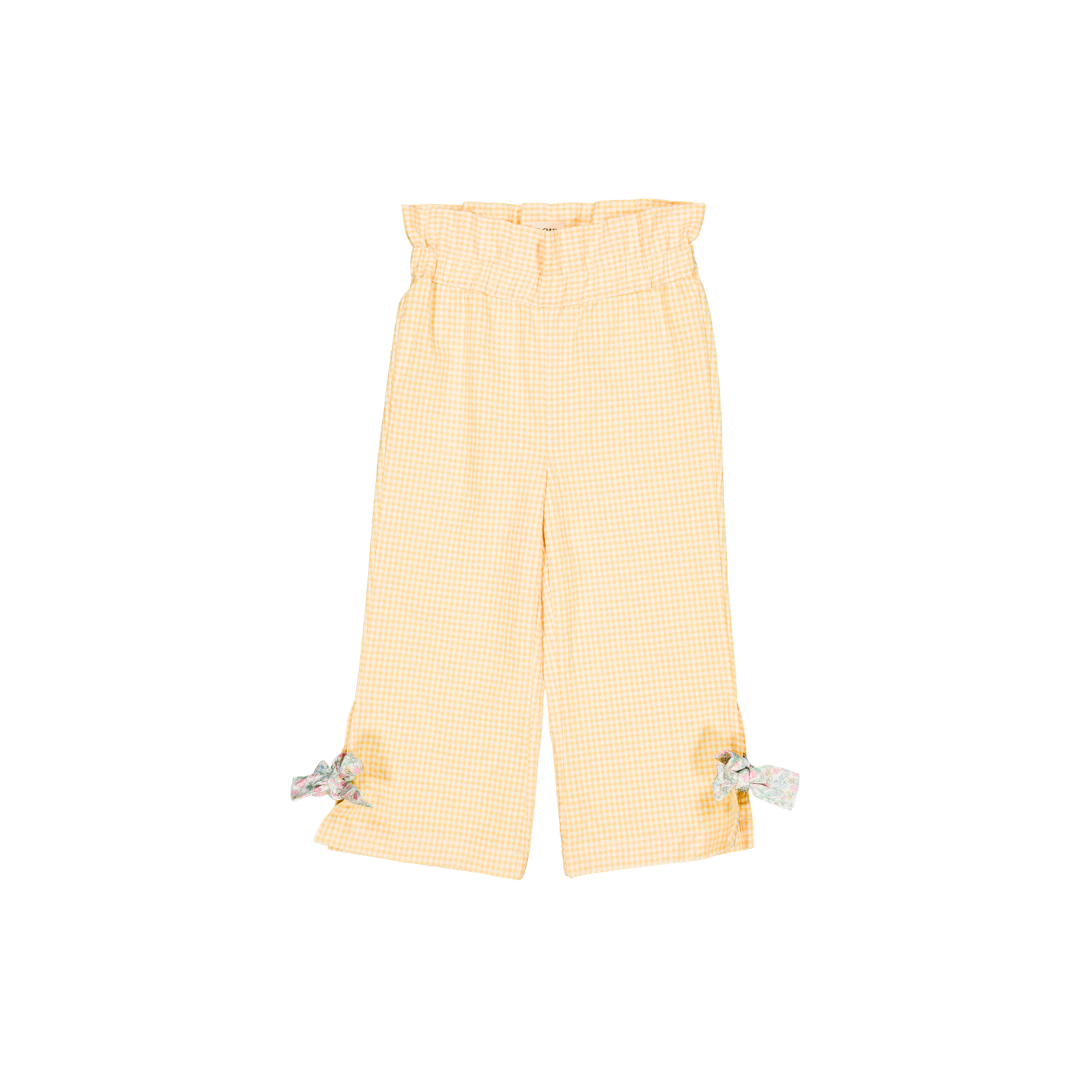 Pantalon Rafaela - Vichy jaune