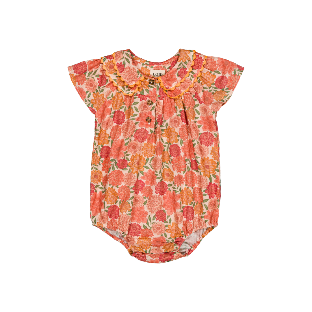 Barboteuse Toinette - Pivoine