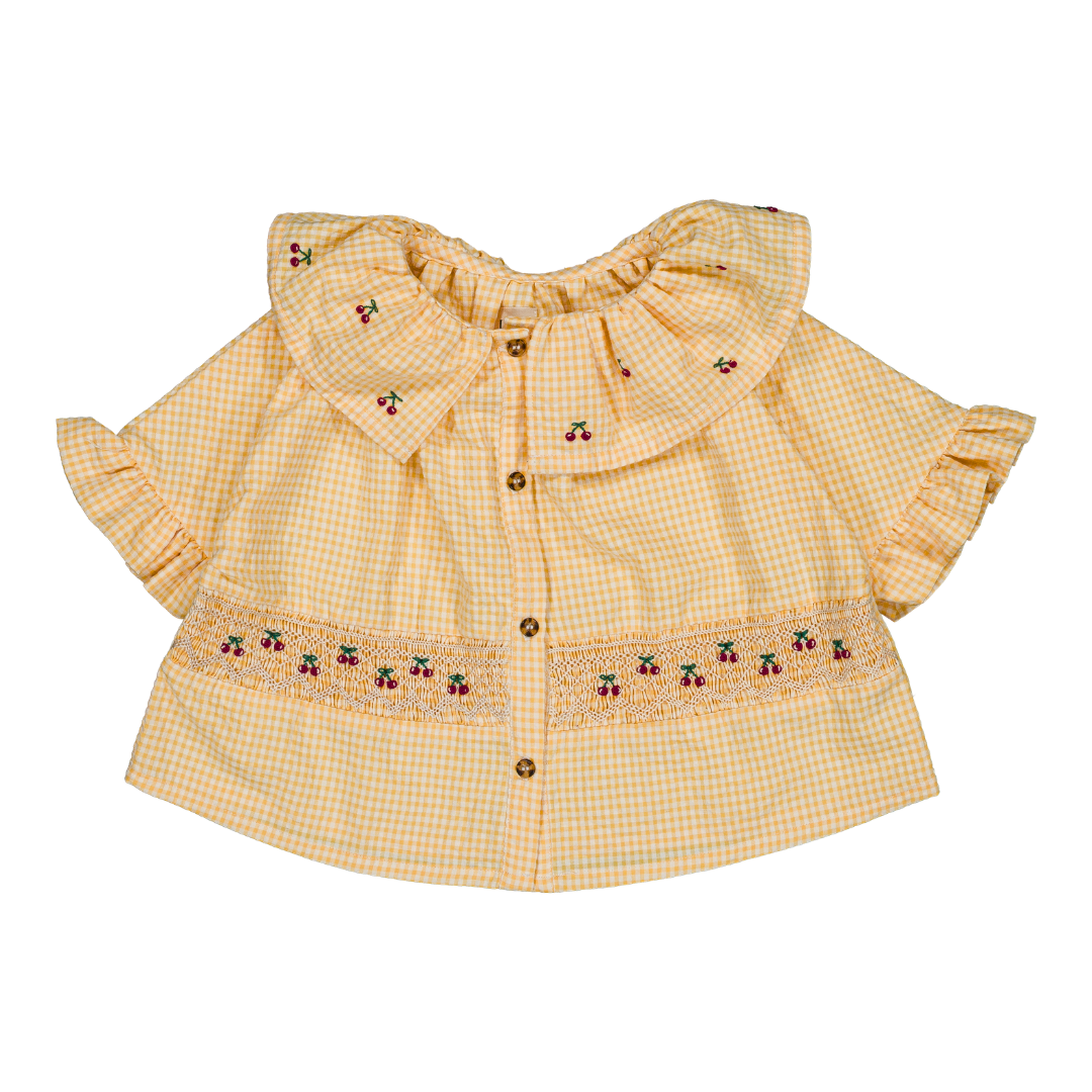 Chemise Zita - Vichy jaune