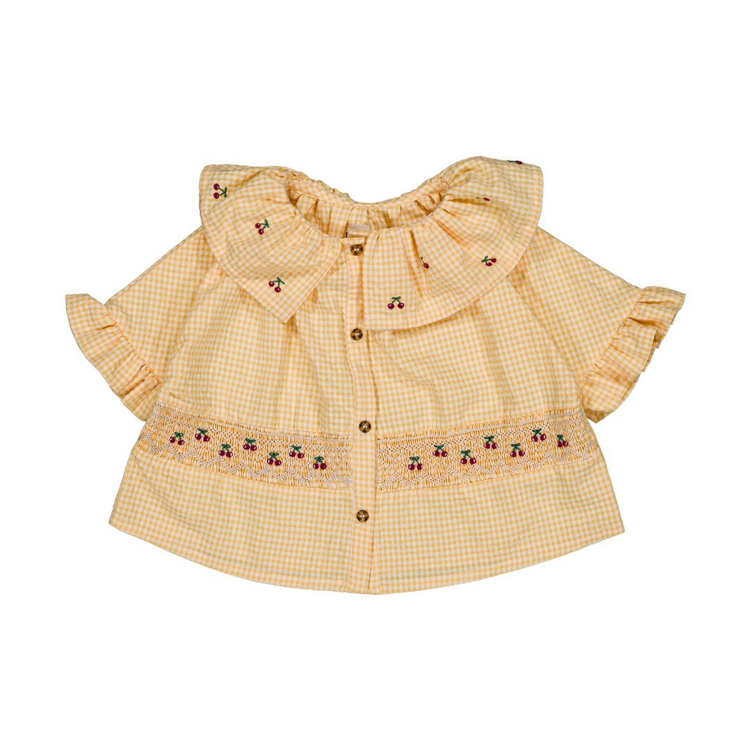 Chemise Zita - Vichy jaune